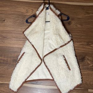 Faux fur vest